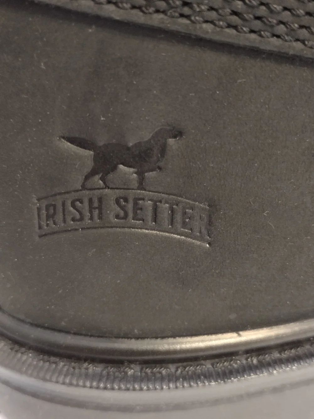 Irish Setter Men’s Black Waterproof Work Boots